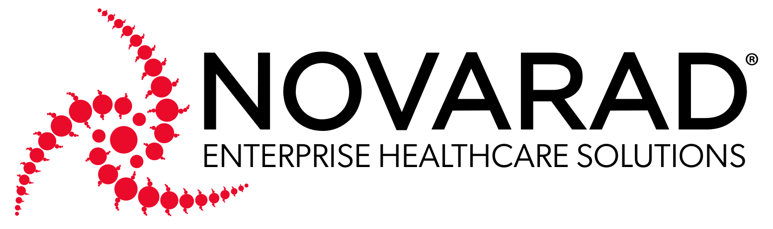 Novarad HEI Logo 2017 Red Swirl Black Text