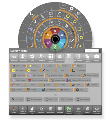 Radius Menu Image Radius Menu Image