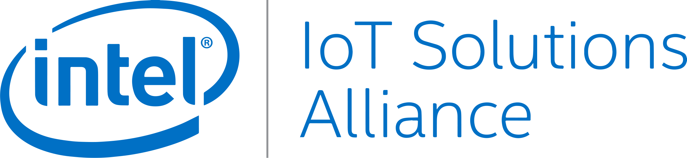 Intel IoT Solutions Aliance Logo Color